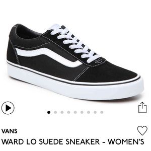 Gently used black & white Vans
